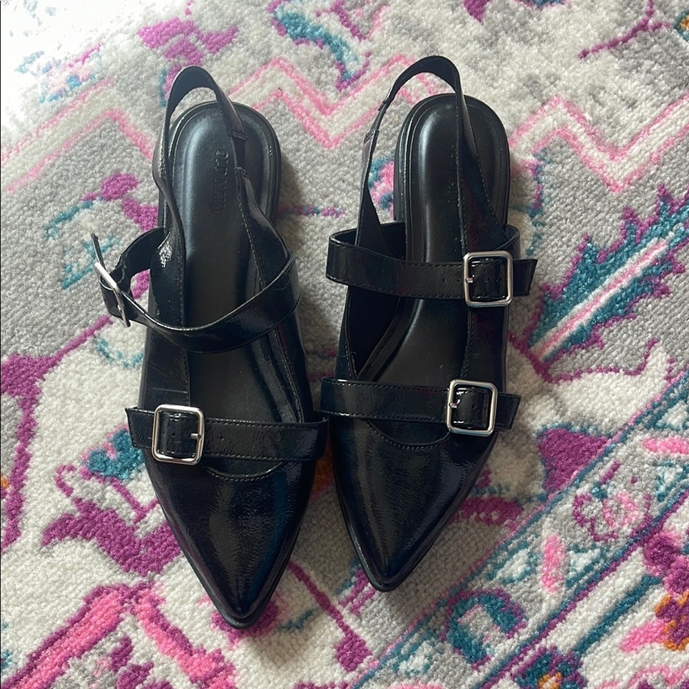 Fun Black Women's Slingback Shoes
